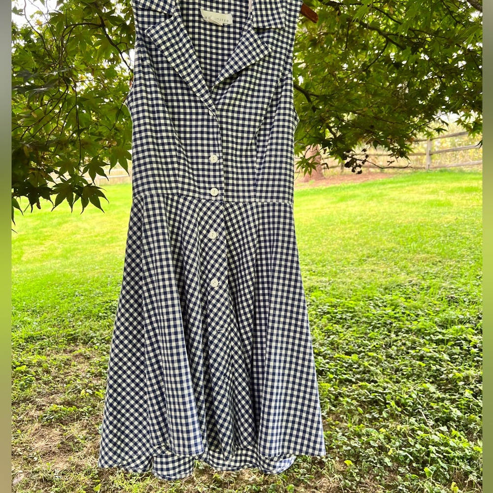 Beautiful blue gingham dress